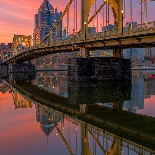 Pittsburgh Bridge Sunset